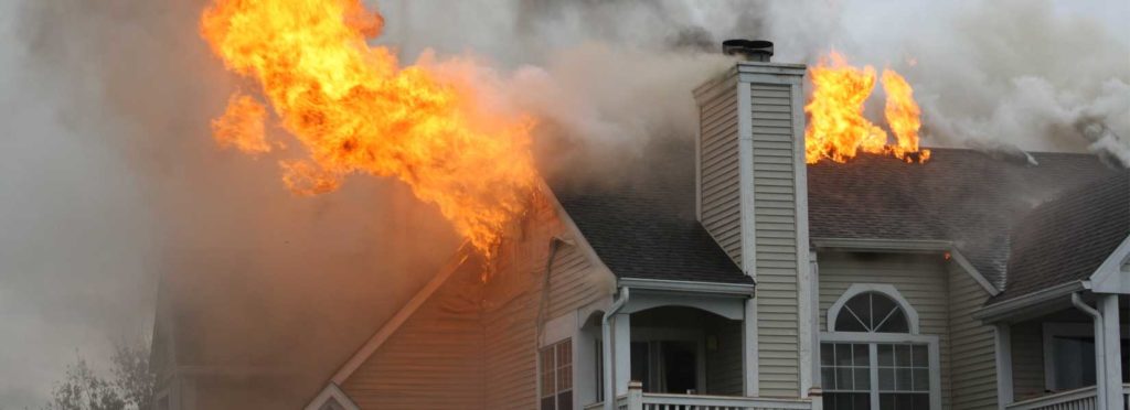 fire breaks out in house